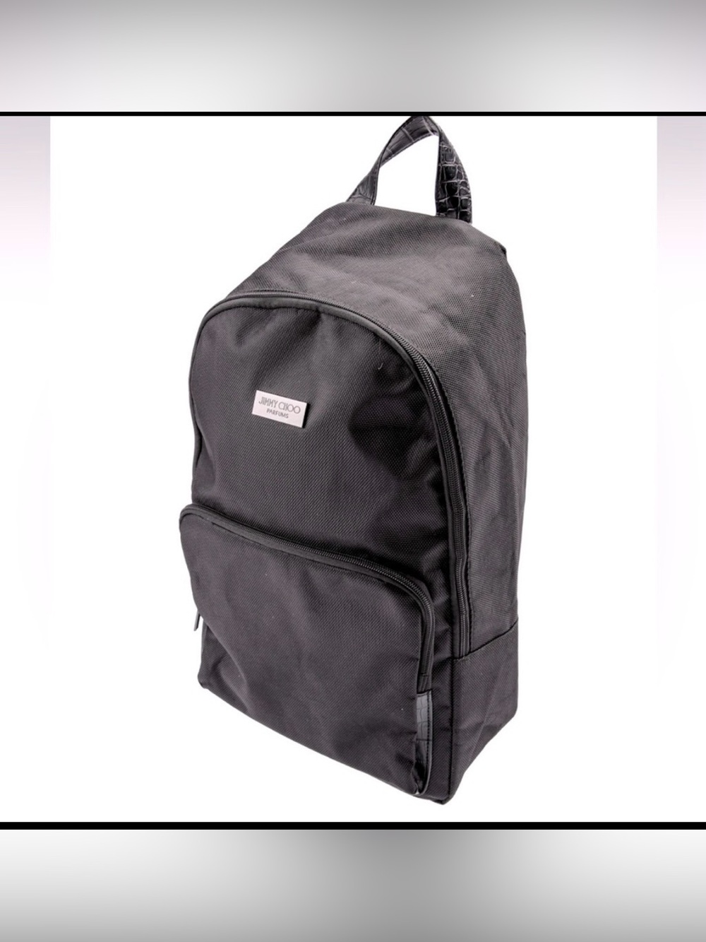 Jimmy Choo Parfums Black Nylon Backpack